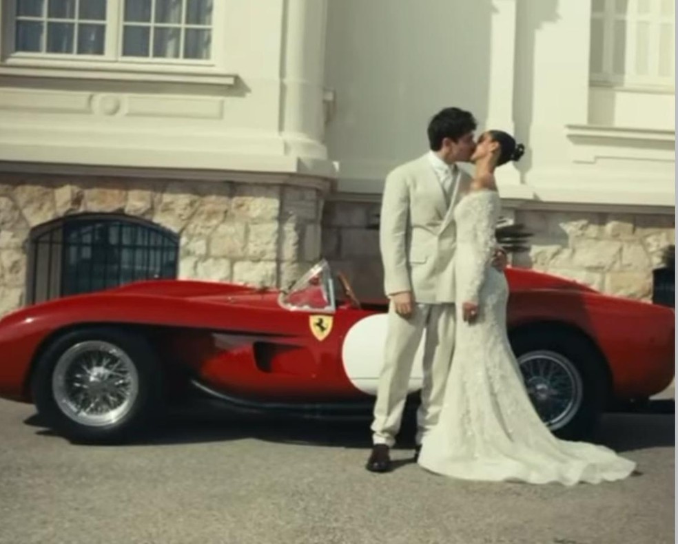 Casamento de Charles Leclerc e Alexandra Saint Mleux — Foto: Reprodução/Instagram