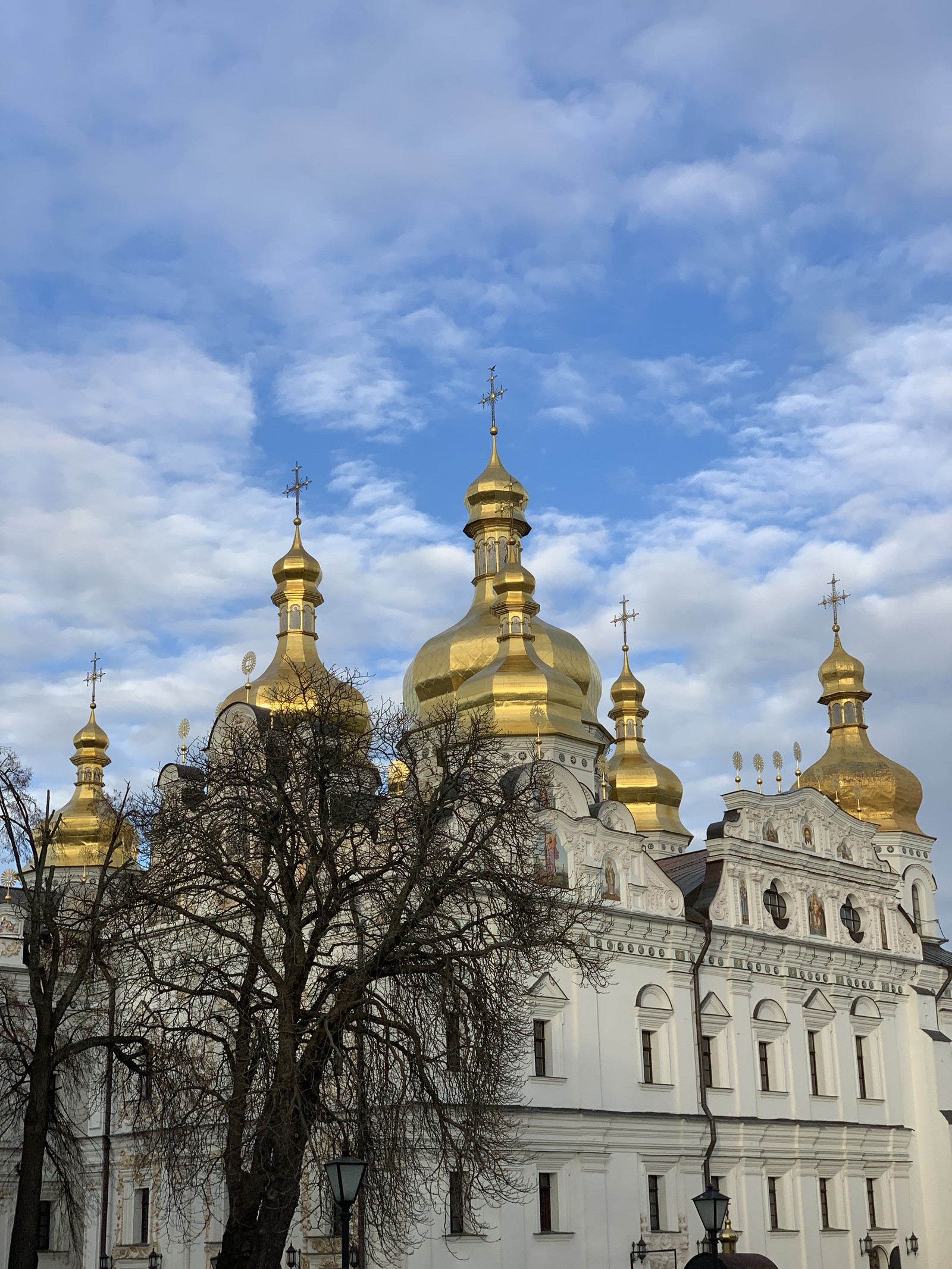 Os domos dourados das igrejas ortodoxas na Ucrânia — Foto: Arquivo Pessoal