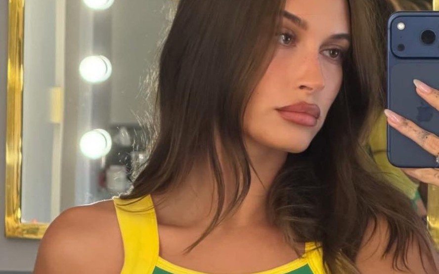 O pedido favorito de Hailey Bieber em restaurante brasileiro nos EUA