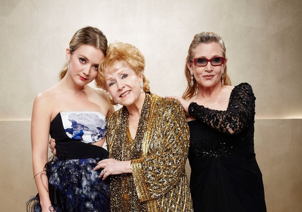 Billie Lourd, Debbie Reynolds e Carrie Fisher (Foto: Getty Images) — Foto: Glamour