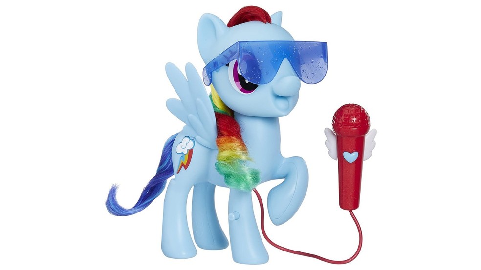 Boneca Pônei Rainbow Dash 20cm Azul My Little Pony - Hasbro em