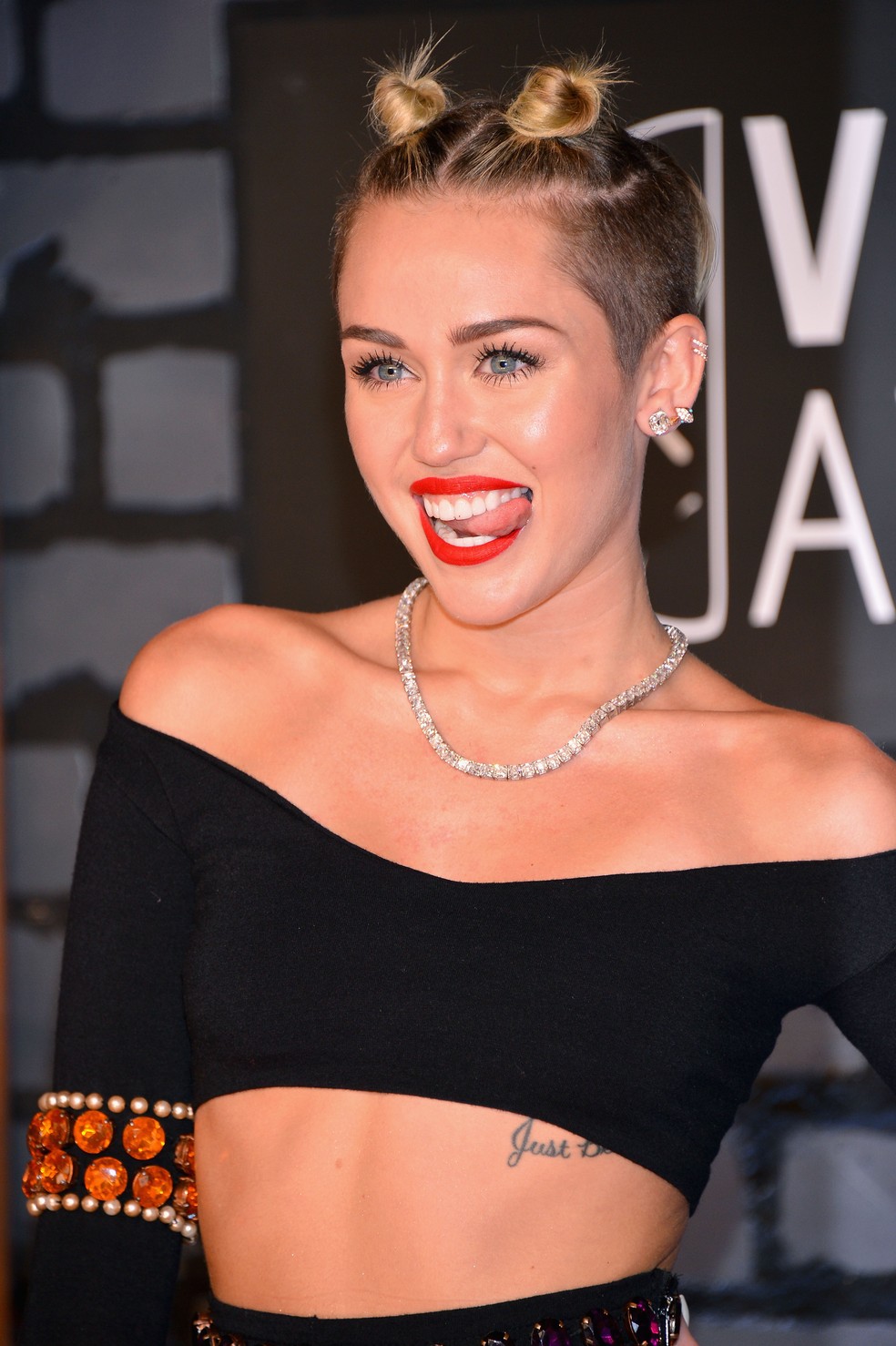 Miley Cyrus no VMA de 2013 — Foto: Getty Images