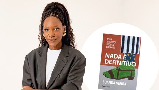 Luanda Vieira estreia na literatura e reflete sobre coragem de recomeçar: "Foi quase como uma sessão de terapia"