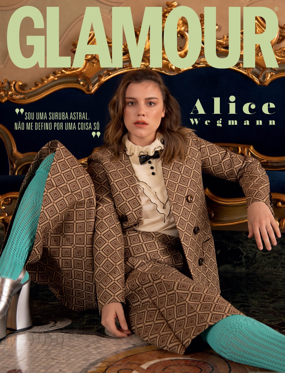Alice Wegmann na Glamour de abril (Foto: Marina Benzaquem) — Foto: Glamour