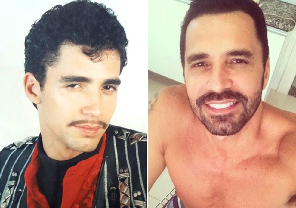Antes e depois do cantor Latino (Foto: Arquivo pessoal e Reprodução/Instagram) — Foto: Glamour
