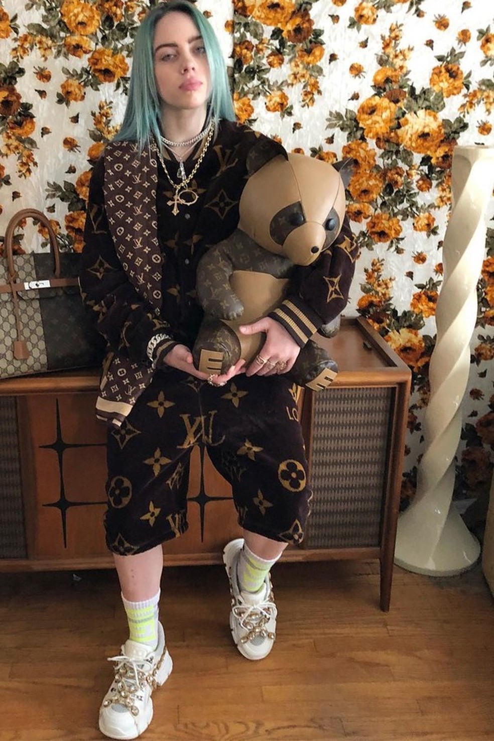 Tenis gucci 2024 com cristais