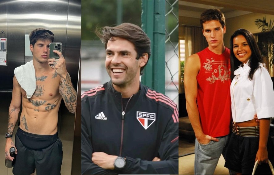 BBB 23: Fãs apontaram semelhança entre Gabriel, Kaká e Jonatas Faro