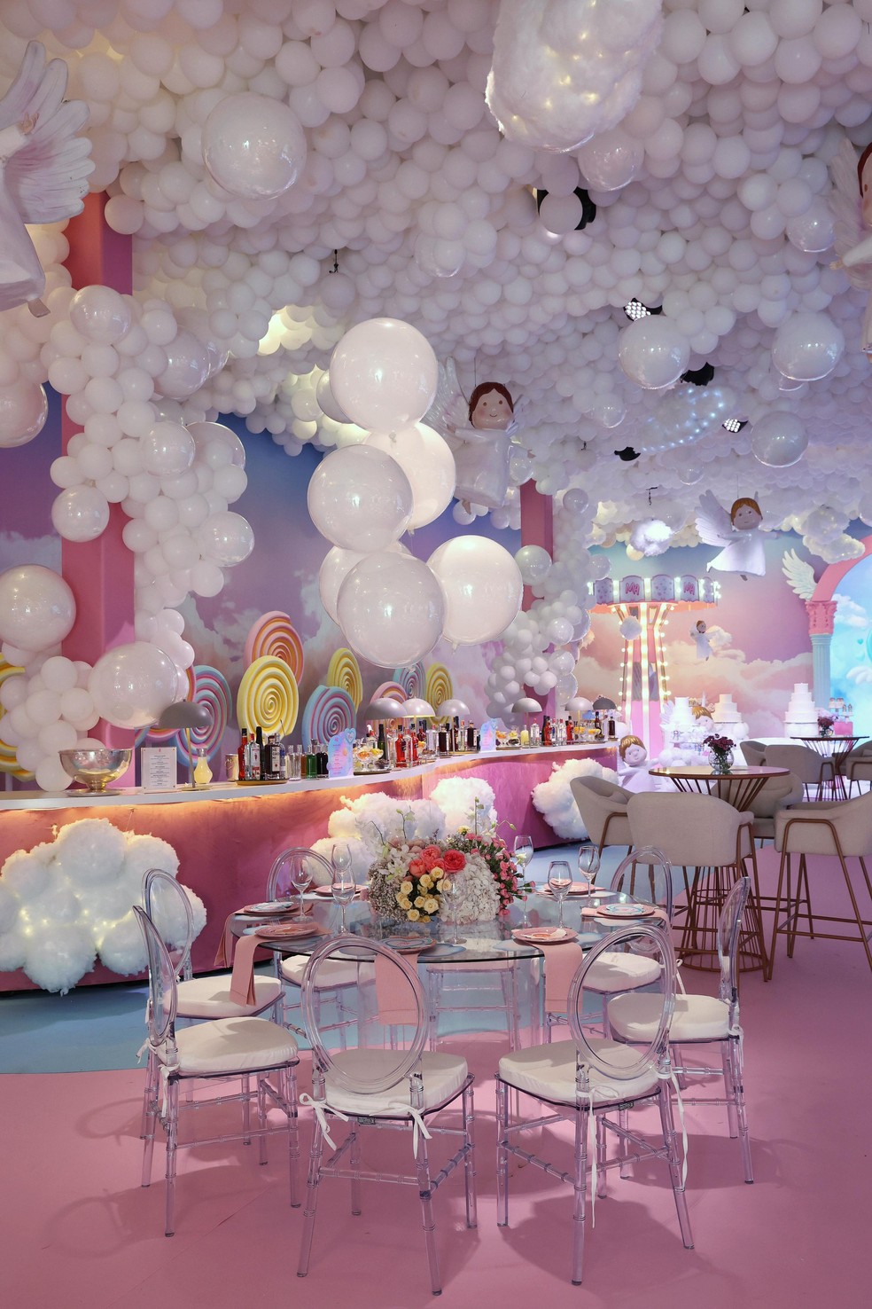 Virgínia mostra detalhes da decoração luxuosa da festa de 4 anos de Maria Alice — Foto: Foto: Danilo Gouveia
