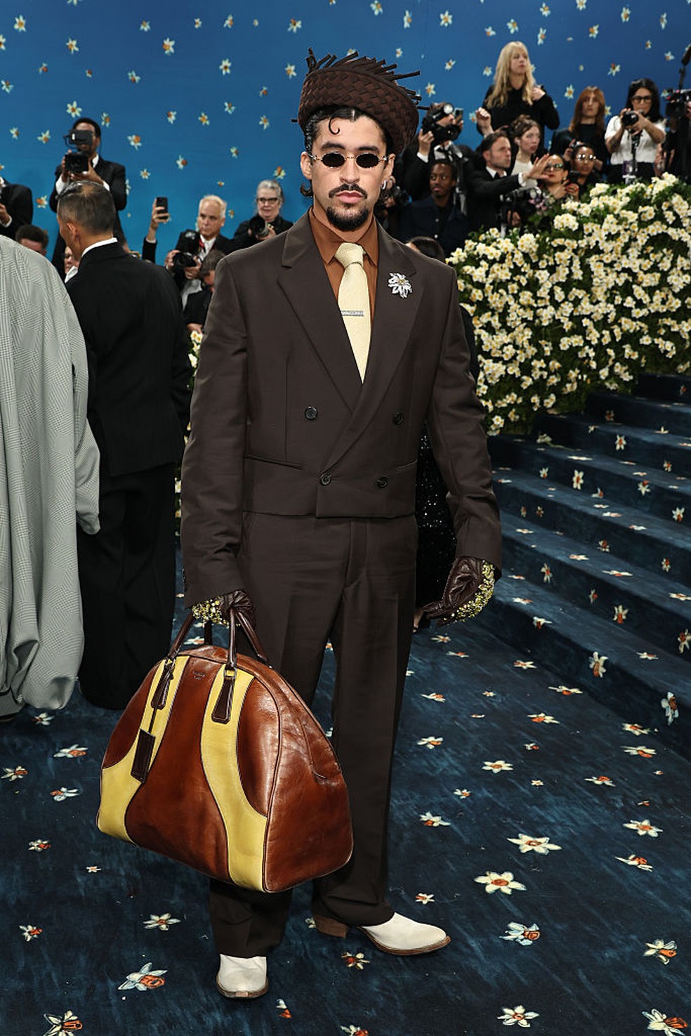Bad Bunny no Met Gala de 2025 — Foto: Getty Images