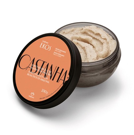 Polpa Esfoliante Hidratação e Renovação para o Corpo Castanha Ekos, da Natura, por R$ 62,90