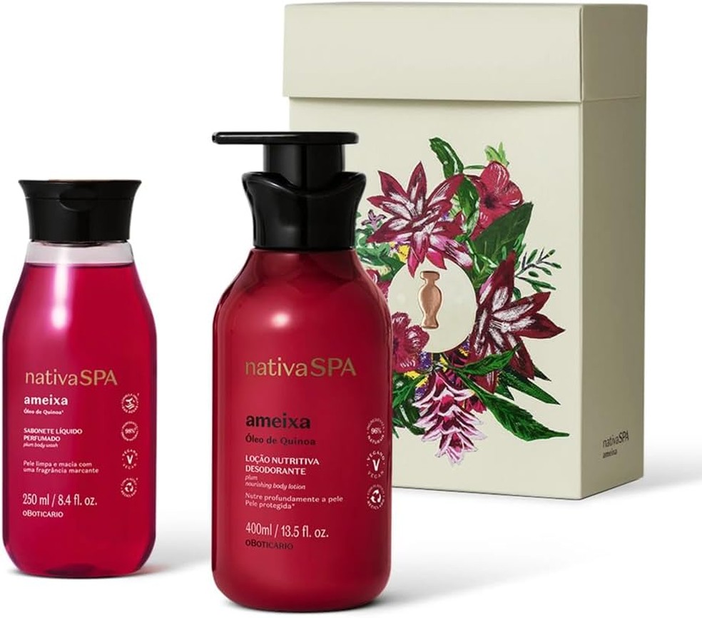 Kit Nativa Spa Ameixa — Foto: Divulgação
