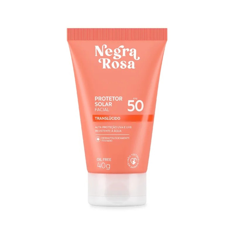 Protetor Solar Facial FPS 50, da Negra Rosa (R$ 49,90) — Foto: Divulgação