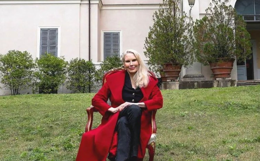 Princesa Rita Boncompagni Ludovisi na Villa Aurora