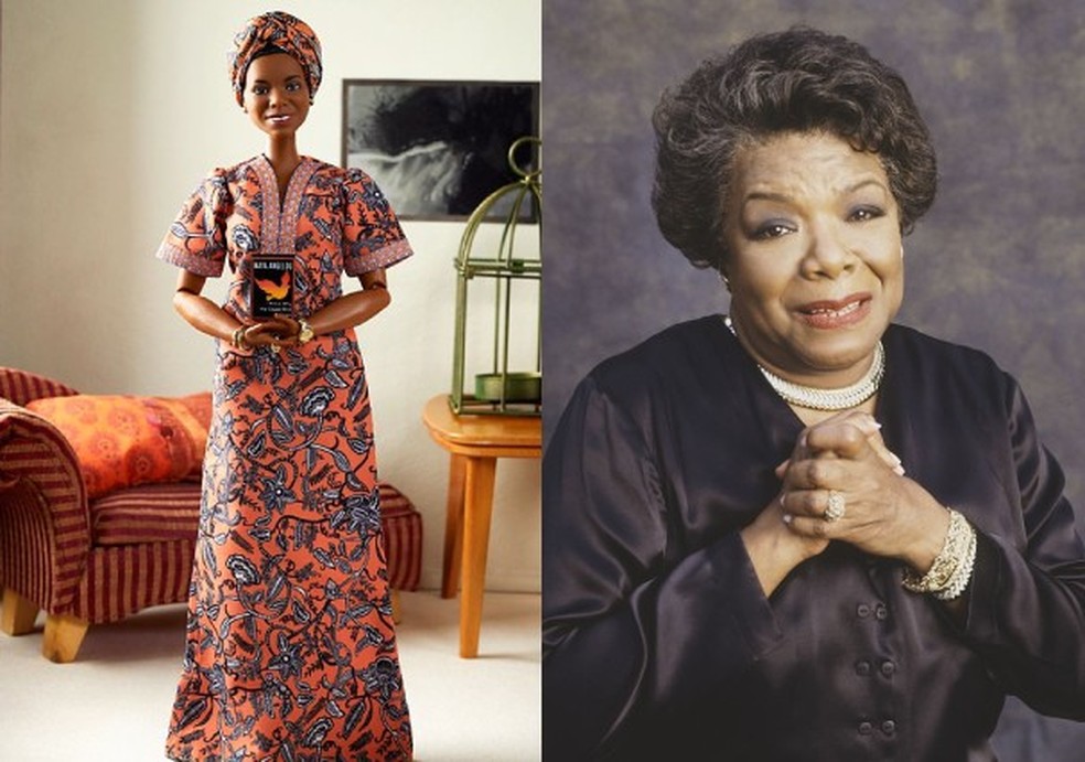 Maya Angelou entra para a linha “Mulheres Inspiradoras” da Barbie  (Foto: Divulgação/Getty Images) — Foto: Glamour