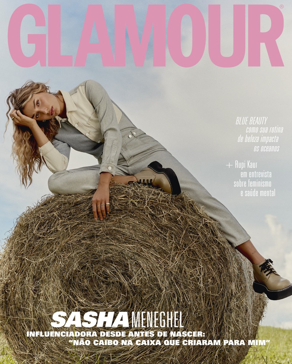 Sasha Meneghel estrela a Glamour de fevereiro em clima campestre