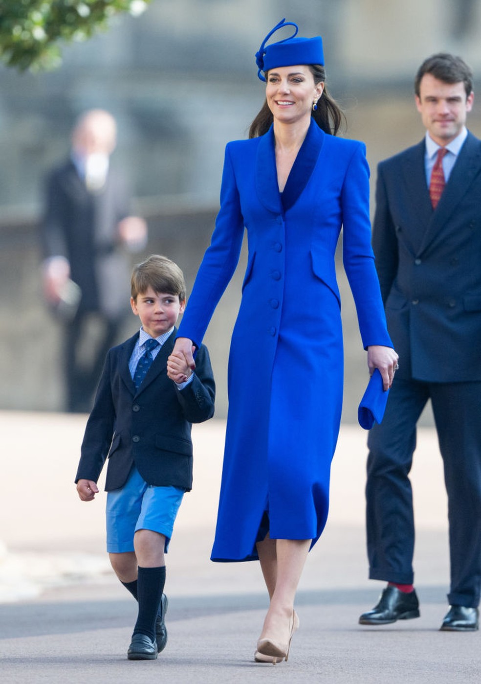 Kate Middleton e Louis — Foto: Getty Images