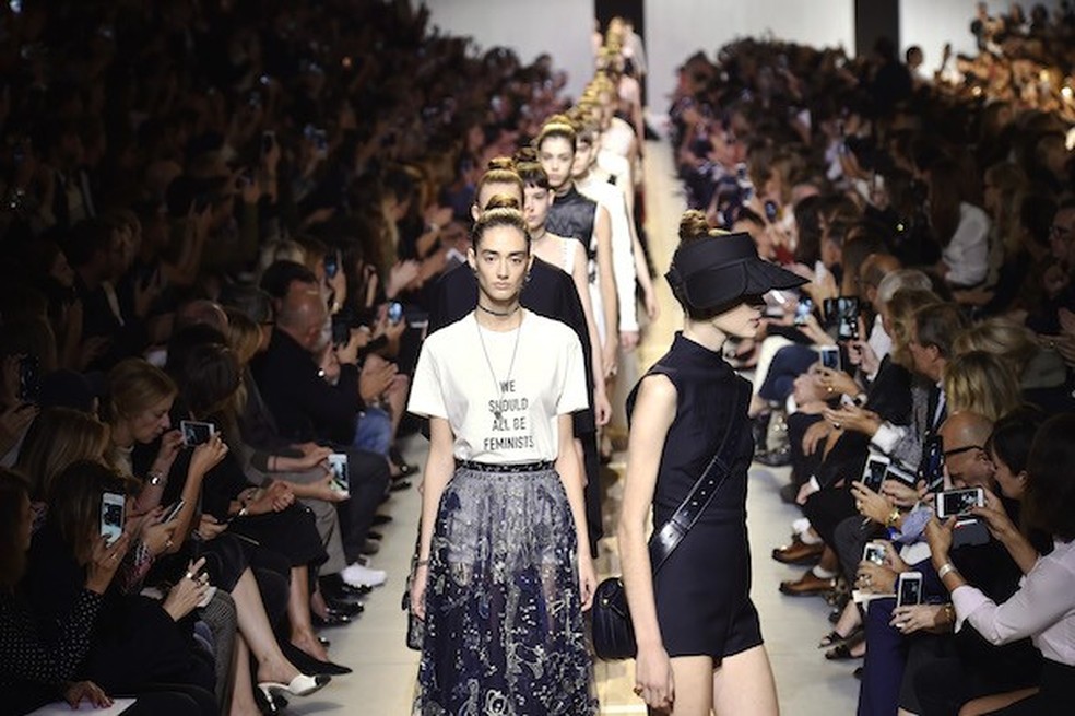 Dior Primavera/Verão 2017 (Foto: Getty Images) — Foto: Glamour