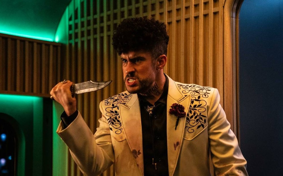 bad bunny em Trem Bala — Foto: Reprodução