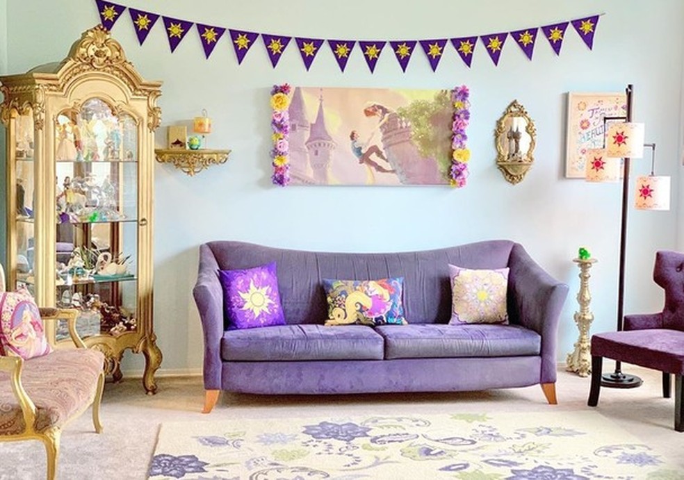OMG! Cada cômodo desta casa é inspirado em um filme da Disney (Foto: Reprodução/Instagram) — Foto: Glamour