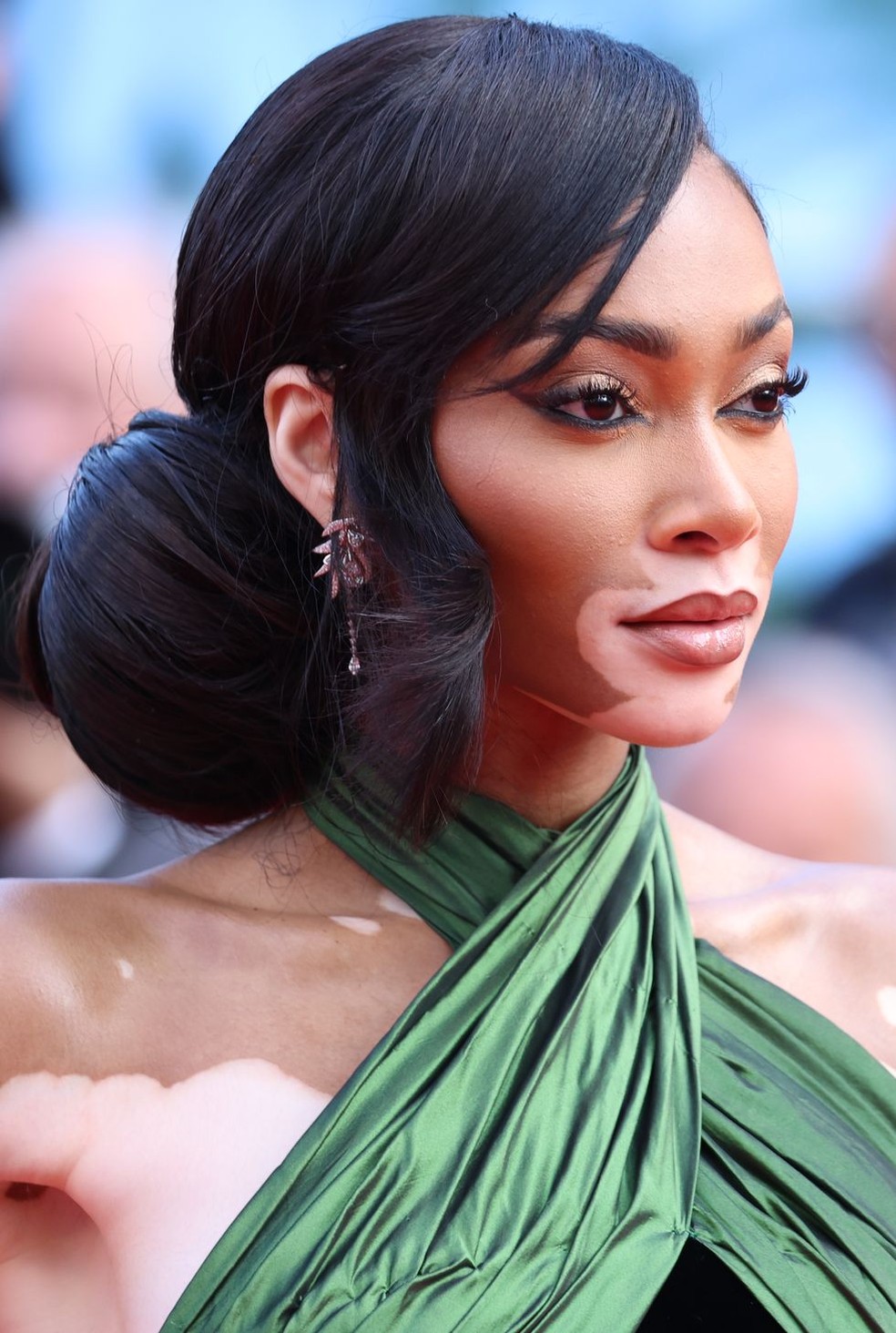 Winnie Harlow no Festival de Cannes em 2023 — Foto: Getty Images