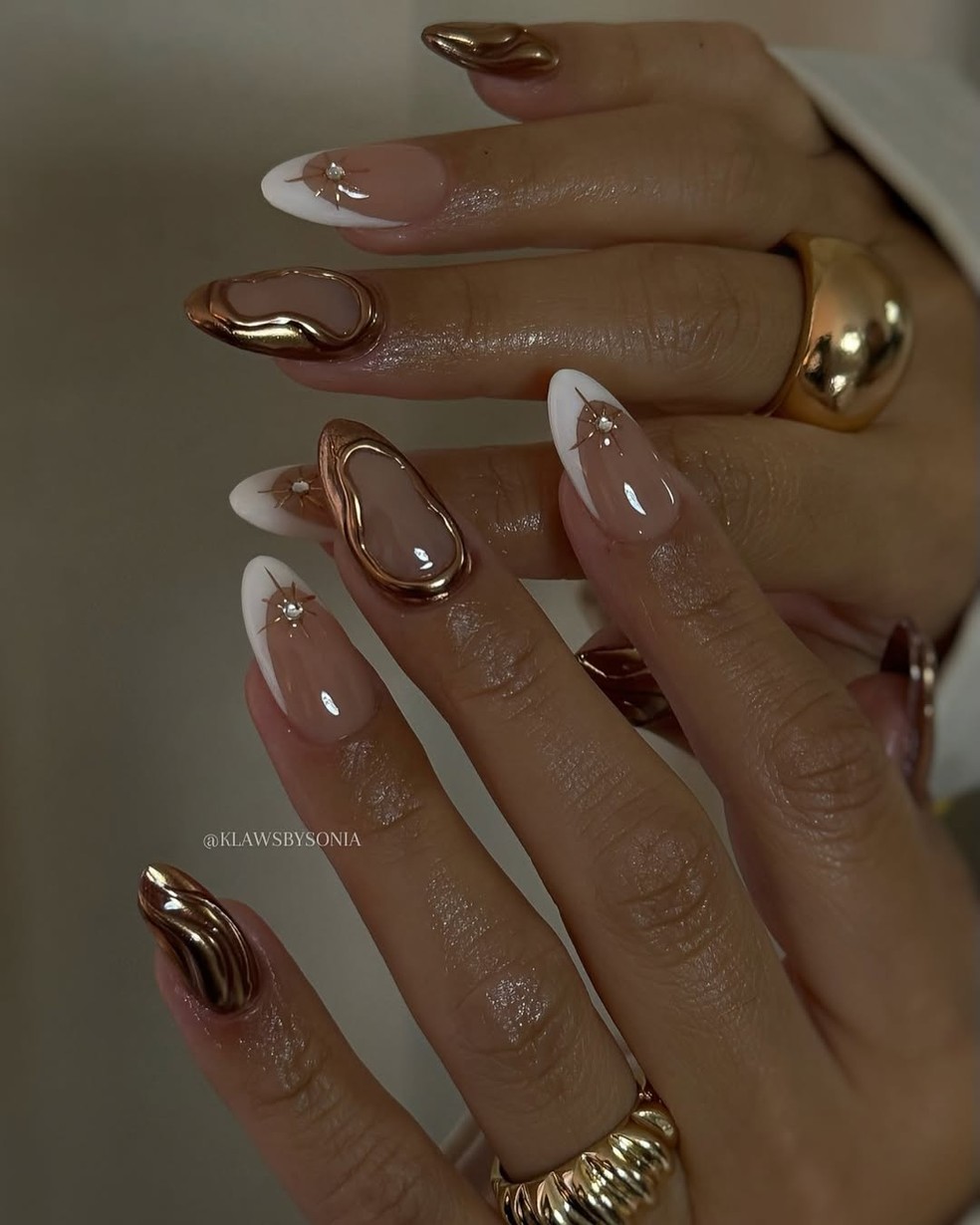 9 tendências de unhas que vão dominar o seu feed em 2025 — Foto: Reprodução/Instagram