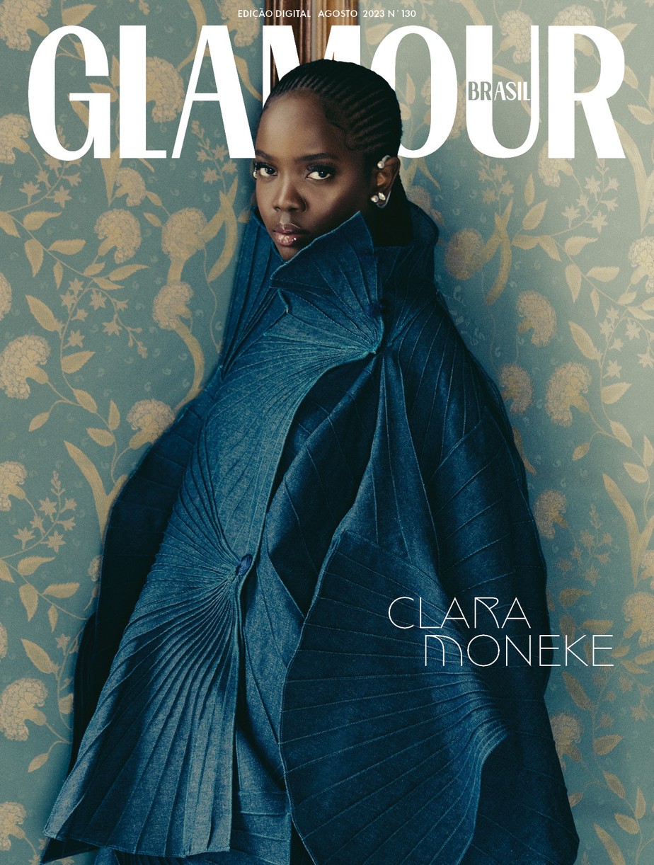 Clara Moneke é a estrela da capa digital de agosto da Glamour