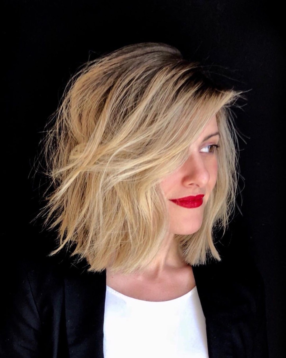 Hacked Bob (Foto: Reprodução / Instagram @chrisjones_hair) — Foto: Glamour