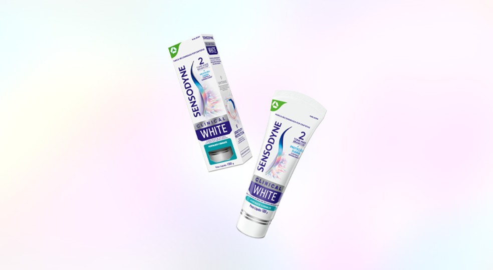 Sensodyne Clinical White — Foto: Divulgação