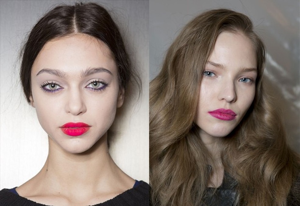 Costello Tagliapietra e DVF apostaram no batom sequinho (Foto: Imaxtree) — Foto: Glamour