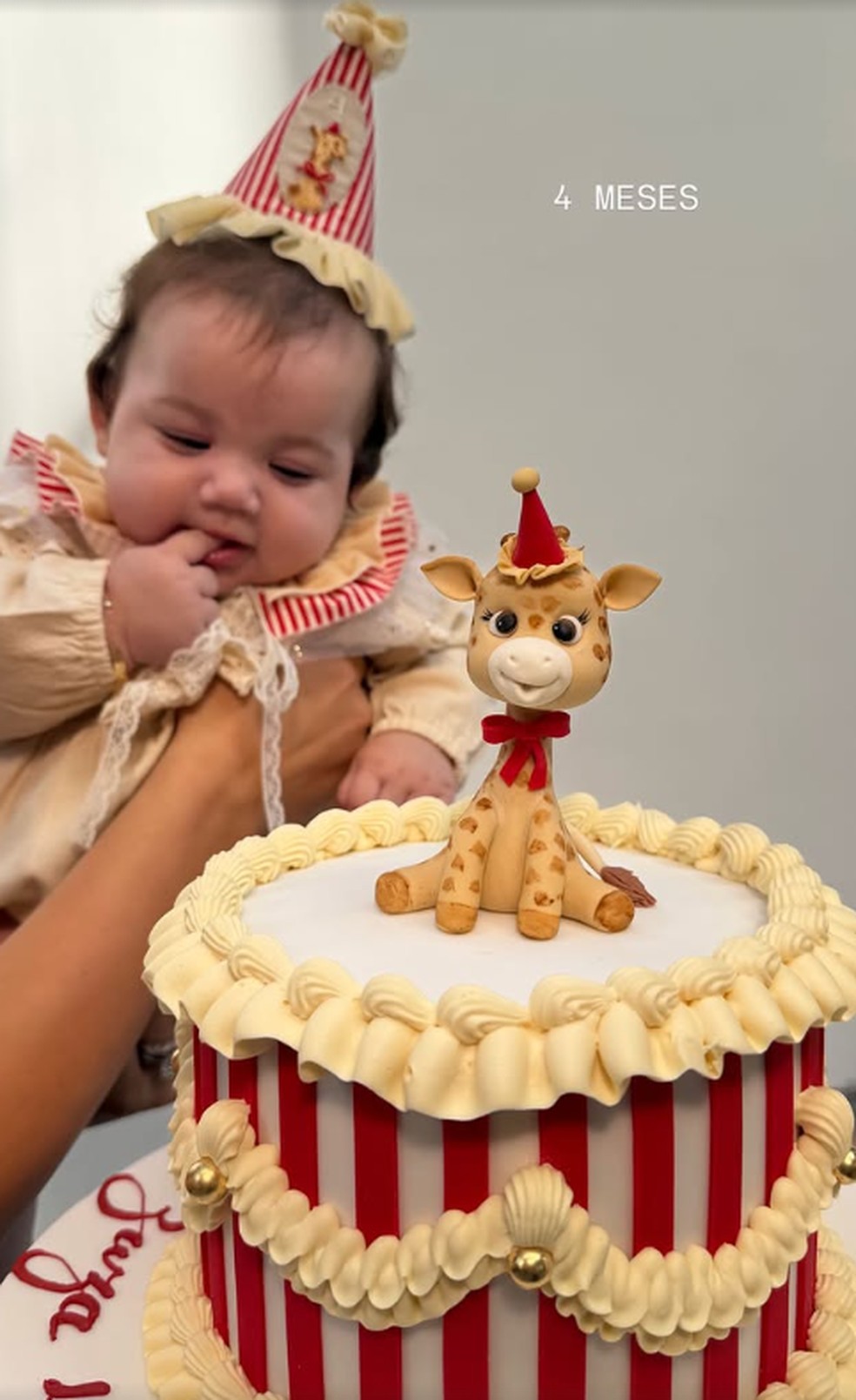 Rafa Kalimann celebra 4 meses de Zuza — Foto: Reprodução/Instagram