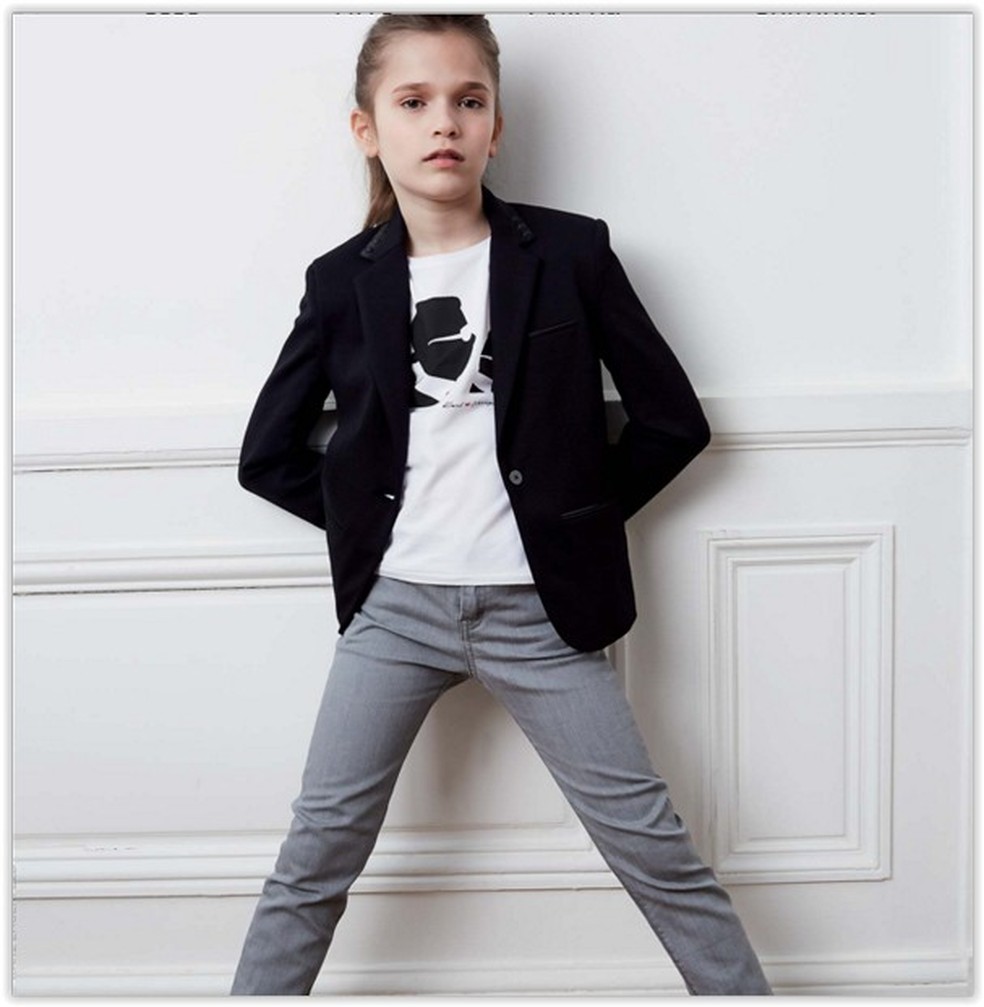 Moda minimal com atitude pra crianças (Foto: Reprodução) — Foto: Glamour