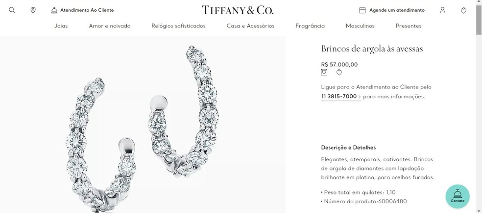 Tiffany & Co. — Foto: Divulgação