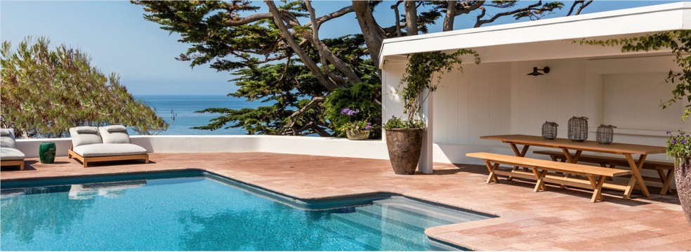Antiga casa de Cindy Crawford em Malibu está sendo vendida por quase 100 milhões de dólares — Foto: Cortesia Coldwell Banker