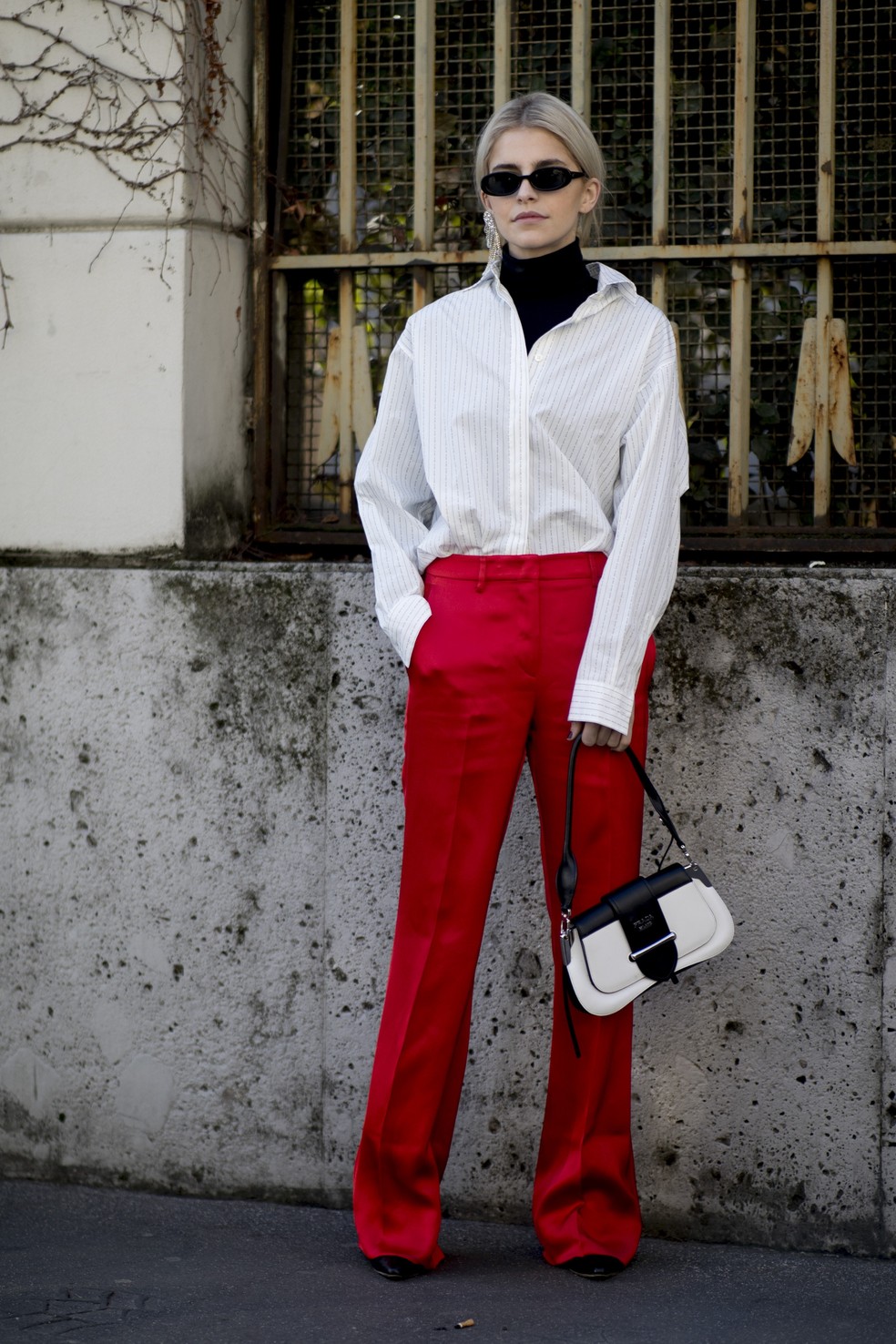 Turtleneck street style (Foto: Imaxtree) — Foto: Glamour