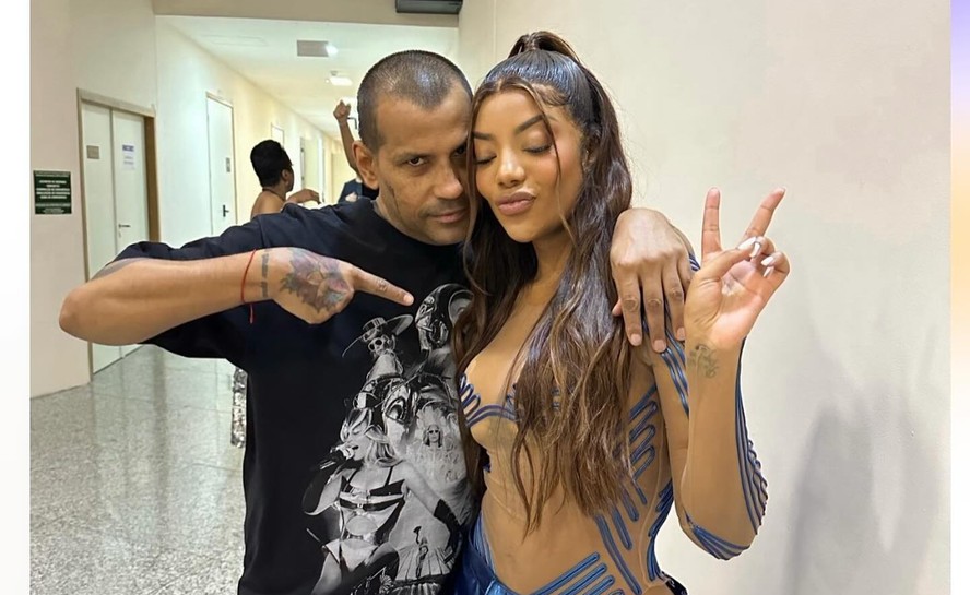 Ludmilla e Neal Farinah, cabeleireiro de Beyoncé