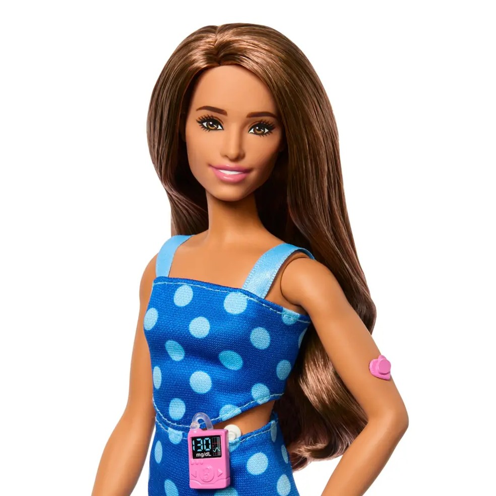 Barbie com diabetes tipo 1 é lançada e reforça diversidade na infância — Foto: MATTEL