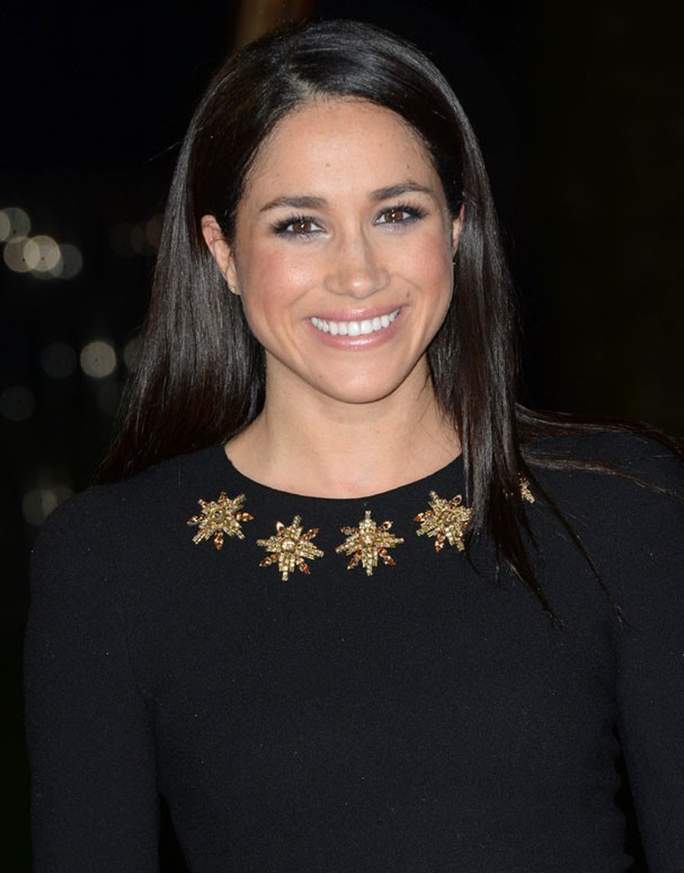 LONDON, UNITED KINGDOM - NOVEMBER 11: Meghan Markle attends the UK Premiere of "The Hunger Games: Catching Fire" at Odeon Leicester Square on November 11, 2013 in London, England. (Photo by Zak Hussein/Getty Images) (Foto: Getty Images) — Foto: Glamour