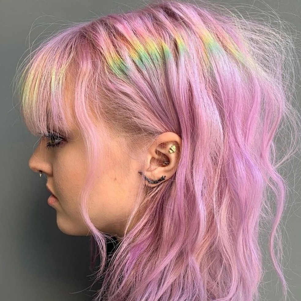 Cabelo colorido: 30 opções de cabelos em tons pastel para você se inspirar (Foto: Reprodução/ Instagram @gooddyeyoung) — Foto: Glamour
