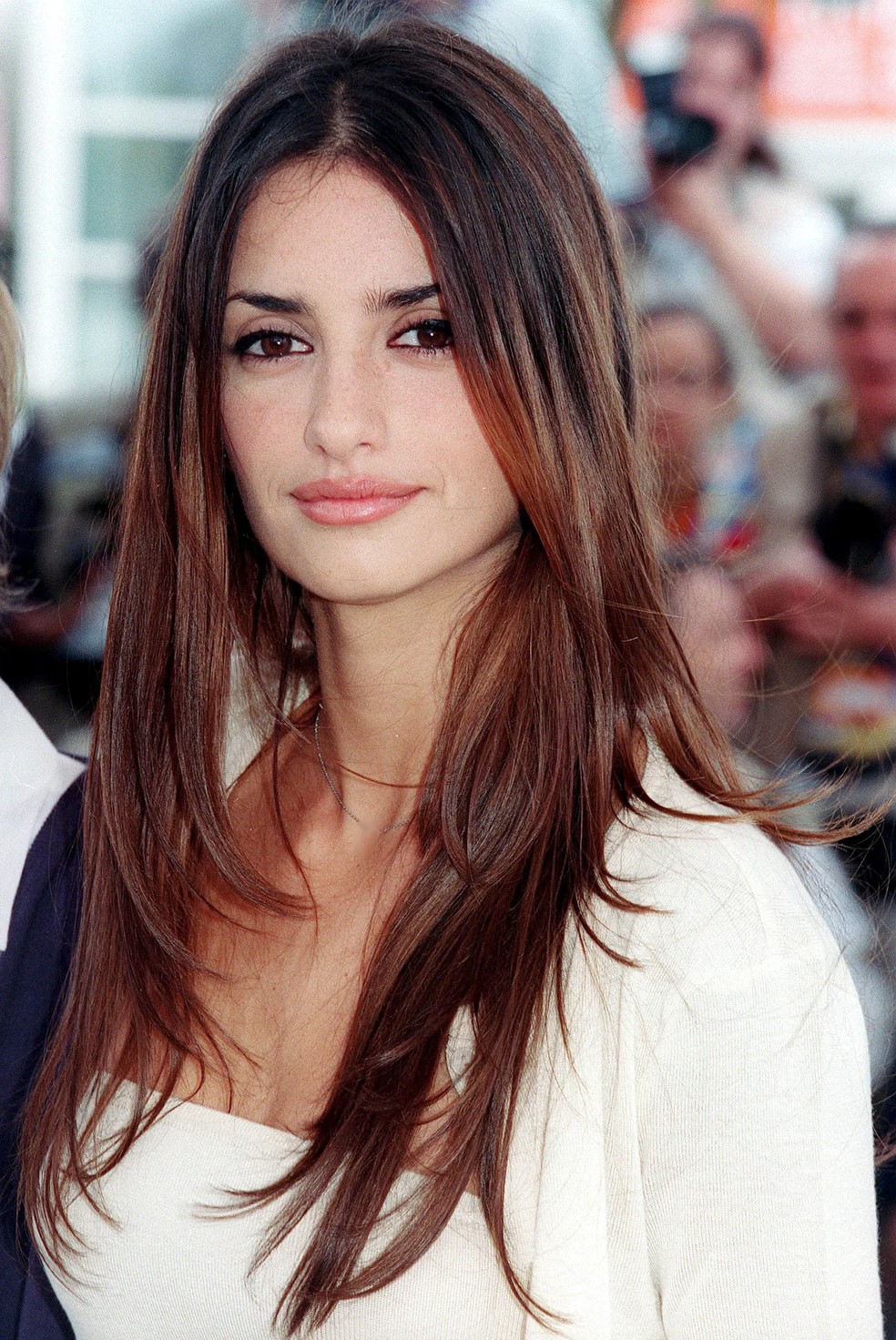Penélope Cruz no Festival de Cannes em 2000 — Foto: Getty Images
