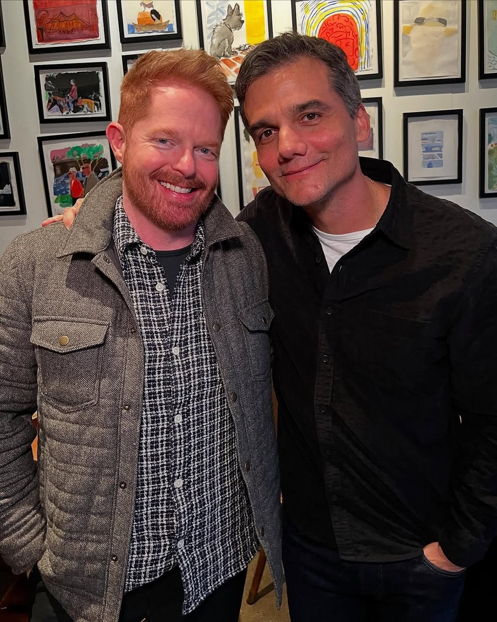 Wagner Moura participa de podcast de Jesse Tyler Ferguson e fala sobre carreira internacional — Foto: Reprodução/Instagram