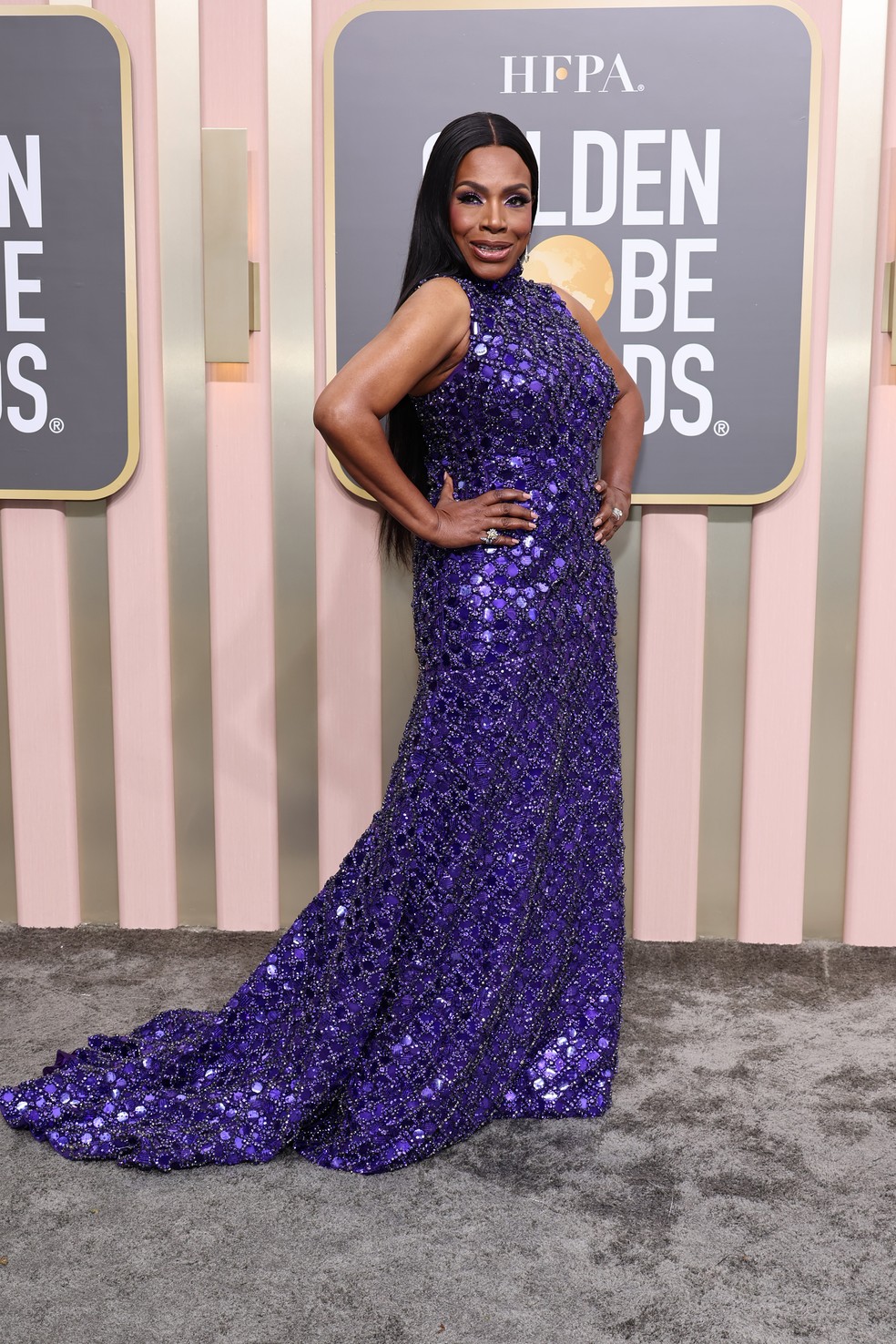 Sherry Lee Ralph veste Aliétte — Foto: Getty Images