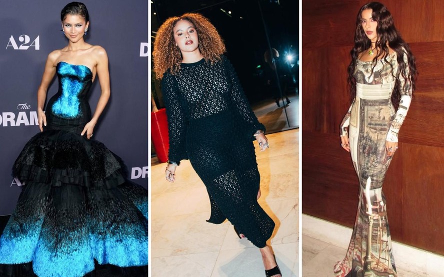 De Zendaya a Marina Sena, vestido sereia volta a ser queridinho das celebs