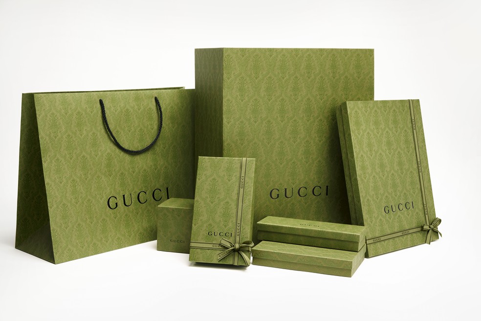 Novas embalagens sustentáveis e temáticas da Gucci (Foto: Gucci) — Foto: Glamour