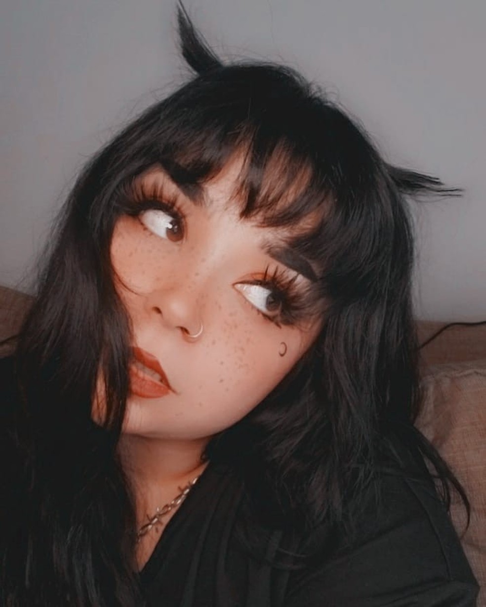 Chifre de cabelo é o novo penteado tendência do TikTok e o resultado é mais fofo do que você imagina (Foto: Reprodução / Instagram @lighxcollins) — Foto: Glamour