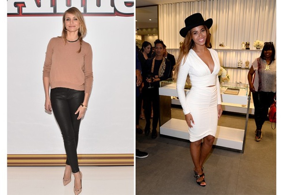 Virgem: Cameron Diaz e Beyoncé (Foto: Getty Images) — Foto: Glamour