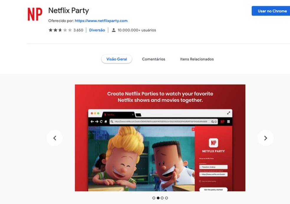 Como usar o Netflix Party: um guia para ver filmes com as amigas mesmo distantes (Foto: Reprodução/Chrome) — Foto: Glamour