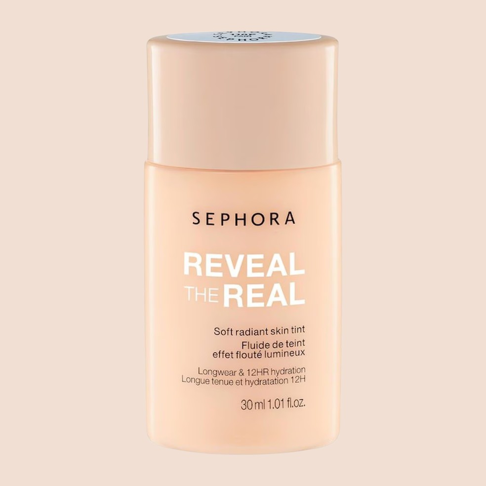 Base Líquida Reveal The Real 12hr, Sephora Collection (de R$ 149 por R$ 119,20) — Foto: Divulgação