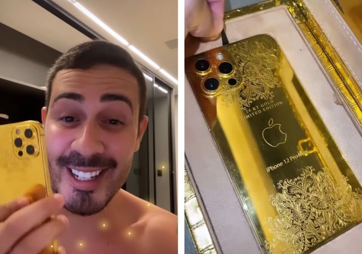 Quem tem o iPhone de ouro no Brasil?