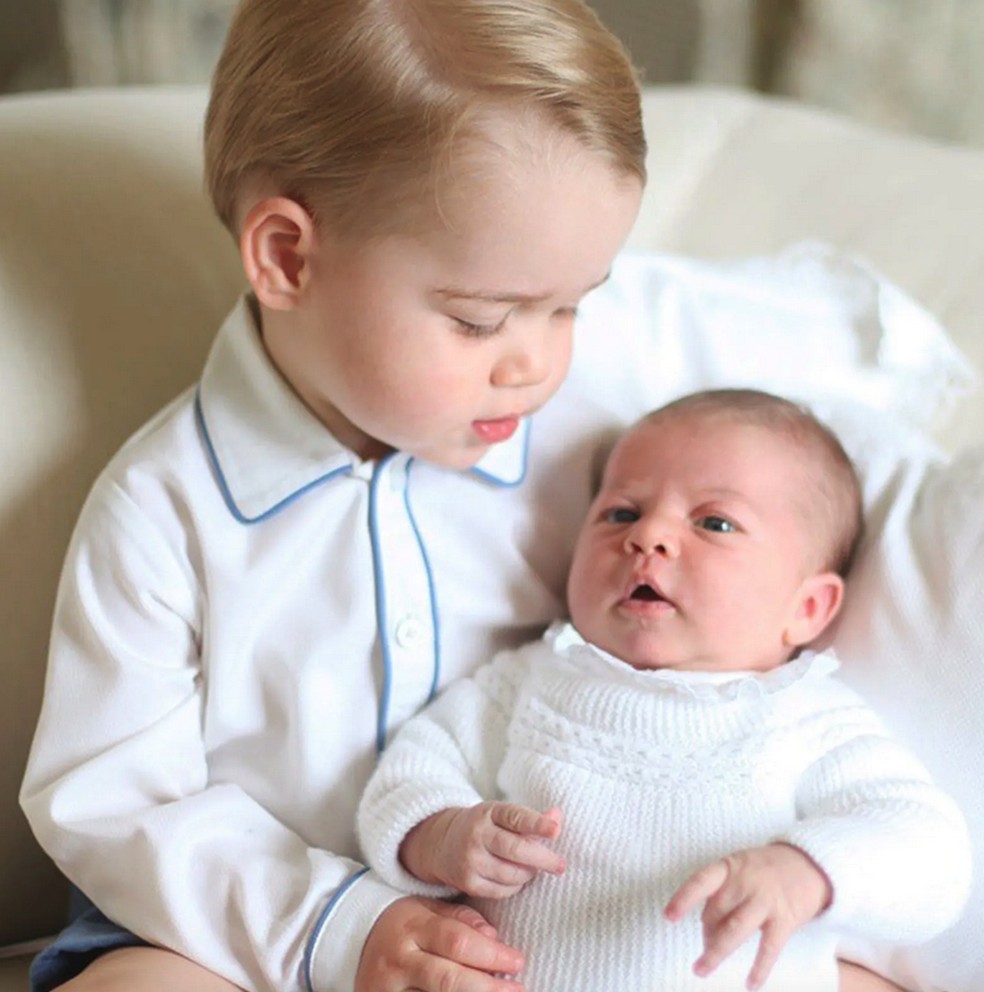 Príncipe George e Princesa Charlotte — Foto: Divulgação Kensington Palace