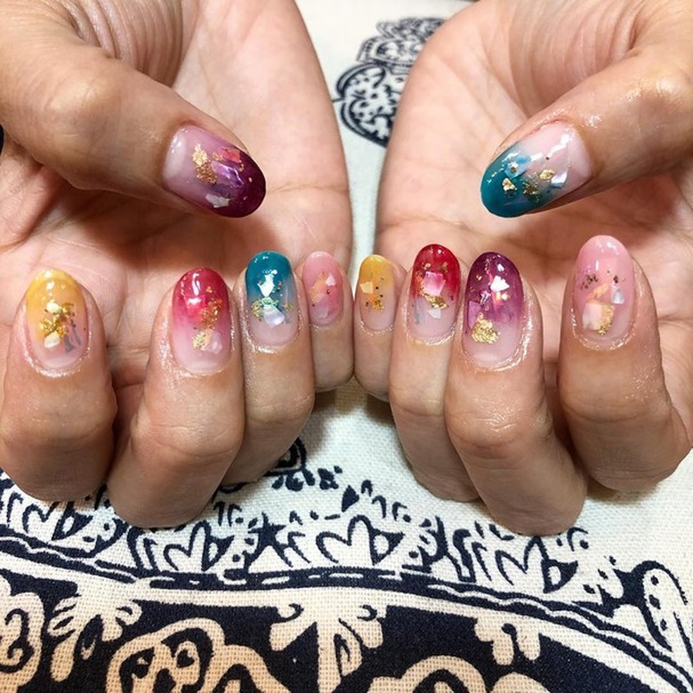 Unha de "gelatina" (Foto:  ) — Foto: Glamour